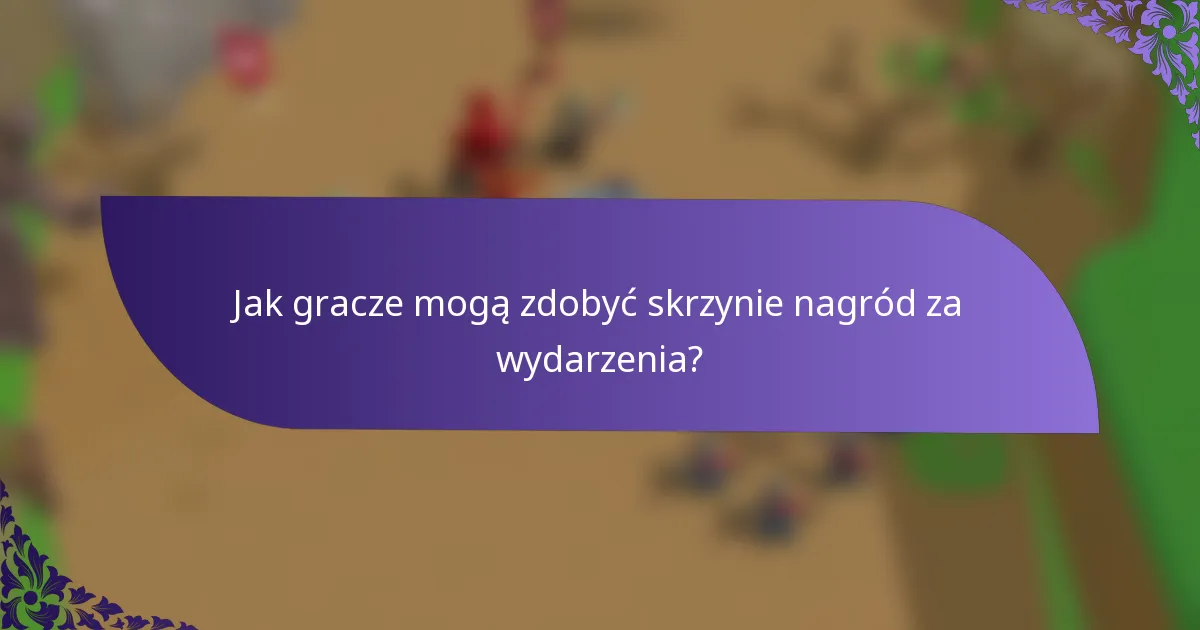 Jak gracze mogą zdobyć skrzynie nagród za wydarzenia?